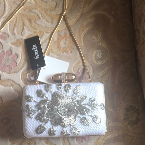 Franchi Evening white bag brand new - Picture 4 of 12